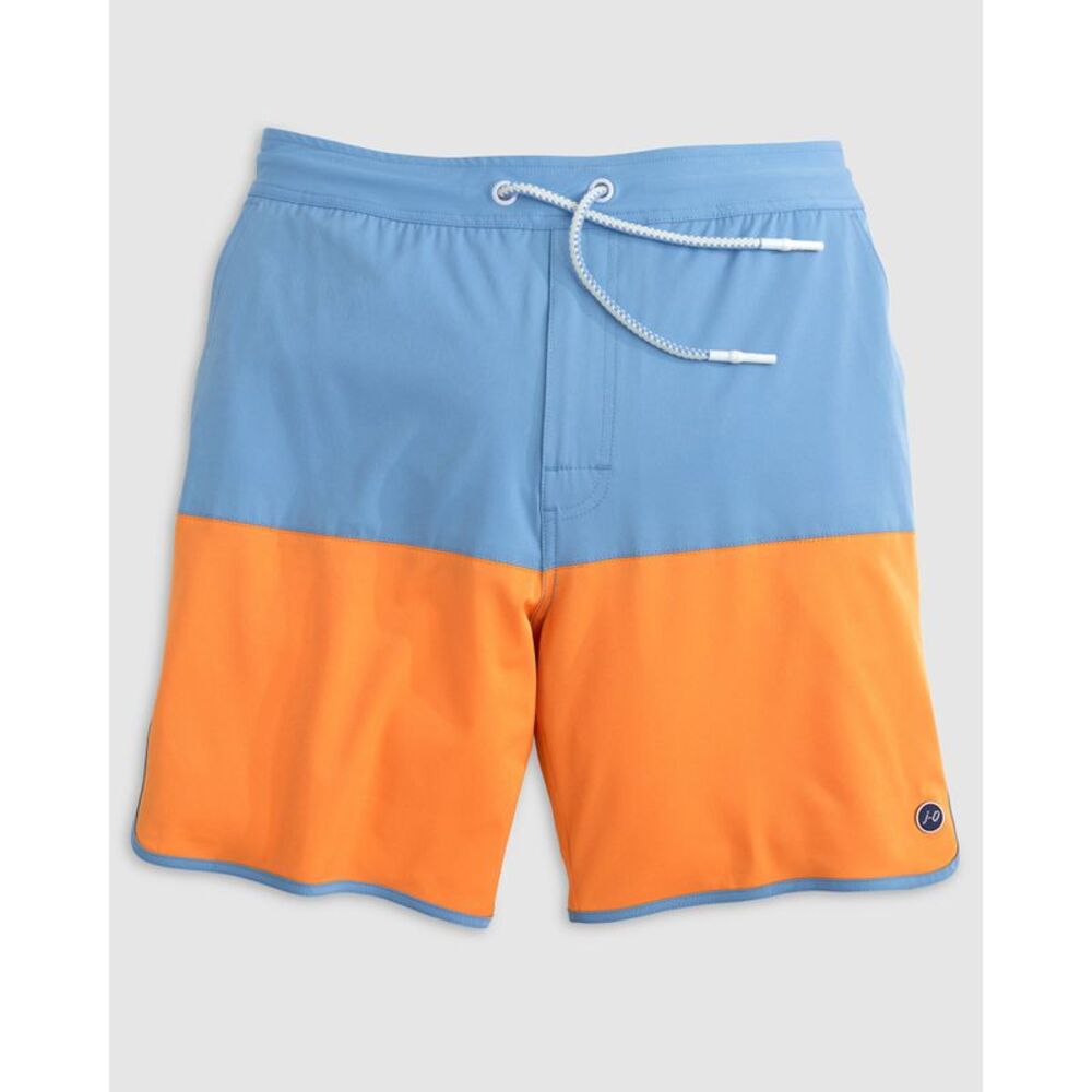 Tully Half Elastic 7 Surf Shorts - Scalloped Hem, Size: M